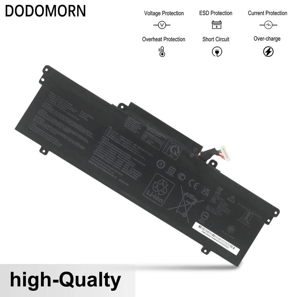 DODOMORN-bateria do portátil para Asus ZenBook 14, C31N1941, UX435EA, UX435EG, UM425QA, UM425UAZ, ultraleve, UX435EAL, 13 UX425UG, 63Wh