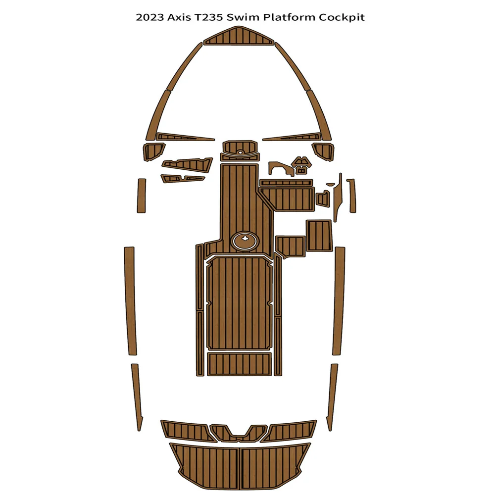 

2023 оси T235 платформа для плавания подушка для кабины лодки EVA пена искусственный Тиковый напольный коврик SeaDek маринемат стильный самоклеящийся