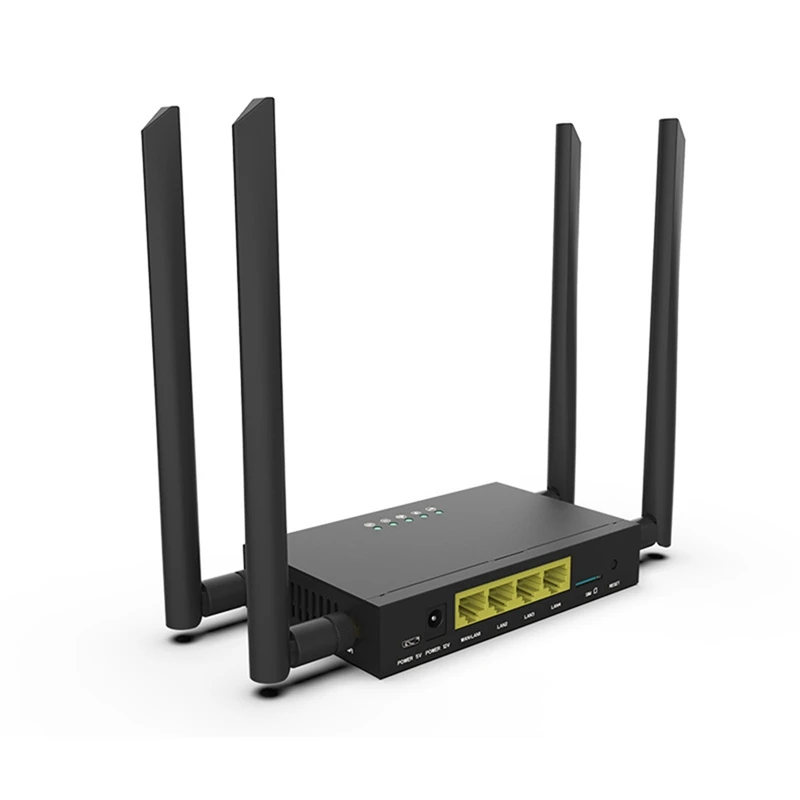 4G LTE Wifi Wireless Router With SIM Card Slot 300Mbps For Home Business Office Support Wireless To Wired Router EU Plug