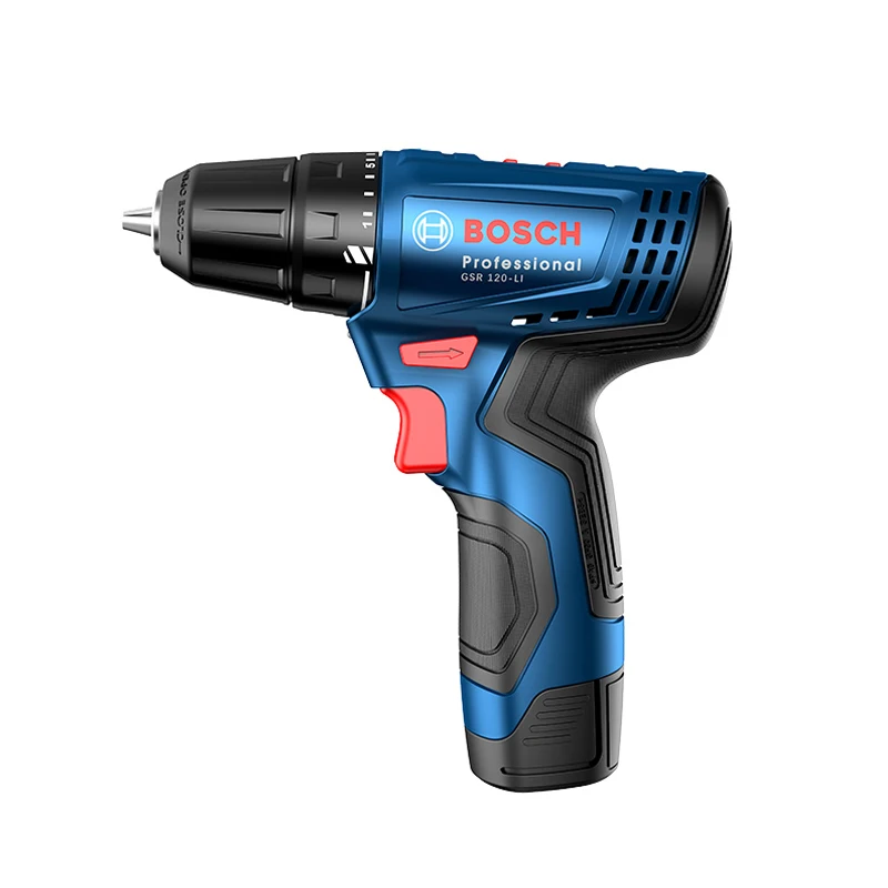 Imagem -05 - Bosch-furadeira Elétrica Multifuncional sem Fio Chave de Fenda Home Faça Você Mesmo Conjuntos de Ferramentas Elétricas Recarregável Gsr 120-li 12v