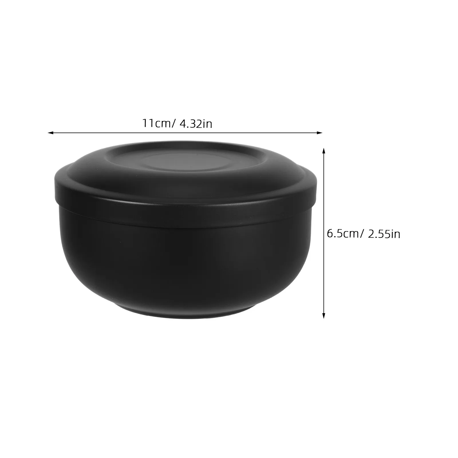 Stainless Steel Shaving Soap Bowl Metal Shave Cup Brush Stand with Lid Classic Vintage Look for Home Travel Shaving Tools