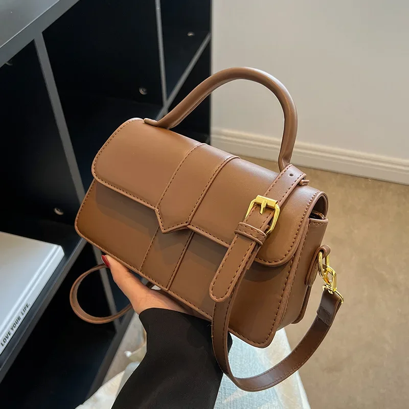 

2025 New Must-have! High quality new solid color simple retro portable embroidery thread crossbody bag