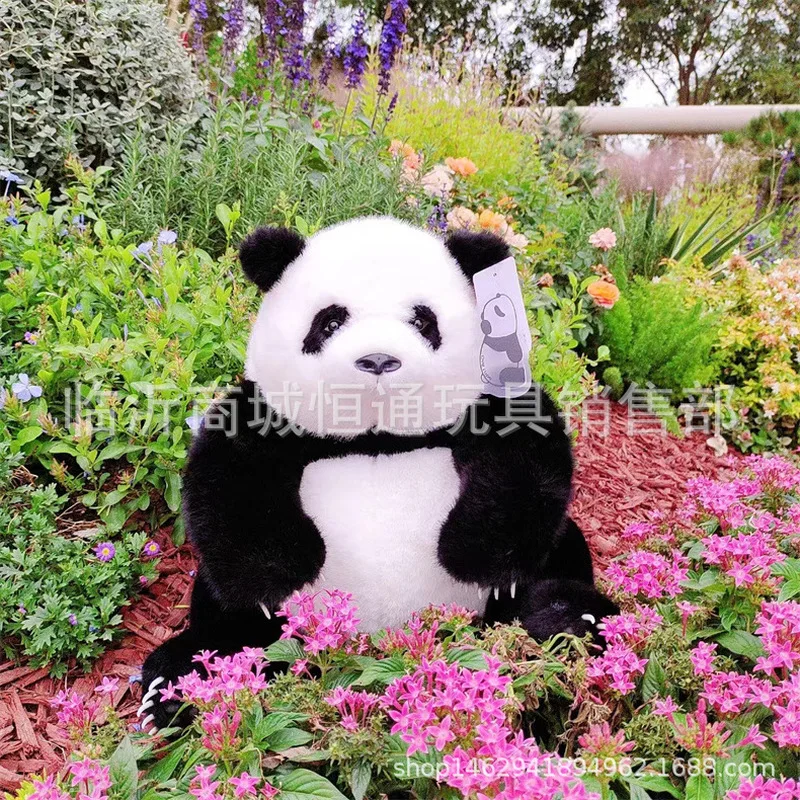 Panda Hua Hua Doll Plush Toy 100%Polyester Fiber Doll Chengdu Zoo Souvenir 35cm Kawaii Plushie Children Birthday Gift Toys