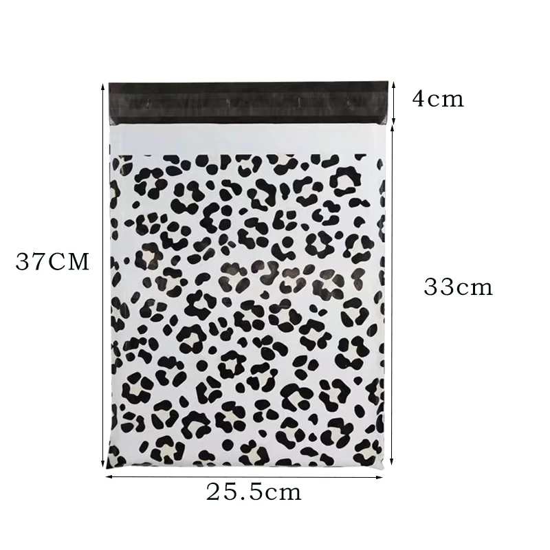 50Pcs/Lots PE Leopard Print Printing Express Bags Packaging Shipping Bags Waterproof Poly Mailer Bags Plastic Packaging Bag