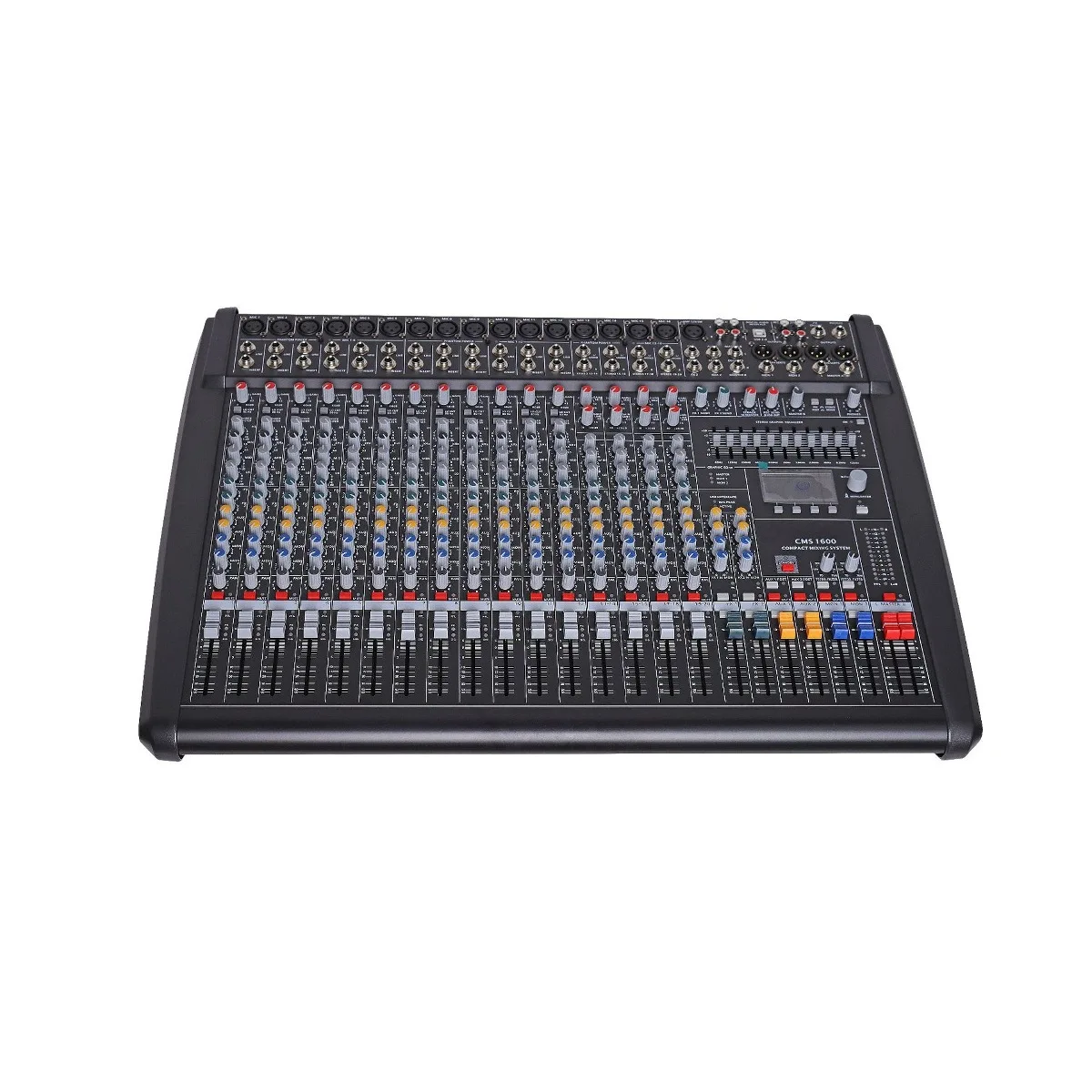 Professional Mixing Console Sound Card with 99 Reverb Effects Stage-Specific Mixer and USB Playback