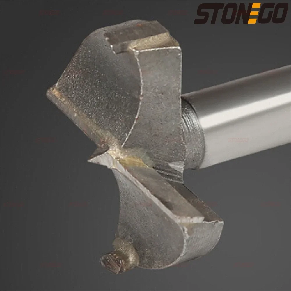 STONETO 1PC Carbide Auger Clog Saw Cutting Tool Woodworking Hole Opener Drill Bit Circular Hinge Wooden Door Punching