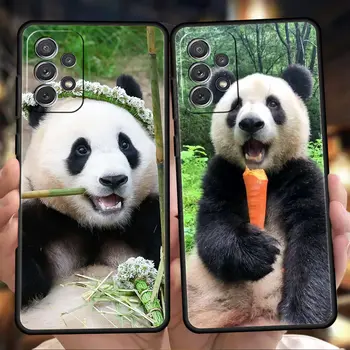 Pouzdro na telefon s motivem panda pro Samsung Galaxy A15 A13 A35 A55 A51 A71 A41 A31 A21S A03S A05 A17 A23 A25 A33 A53 A73 5G A07 4G 8 nejlepší prodej kryt na samsung galaxy a4 - №8