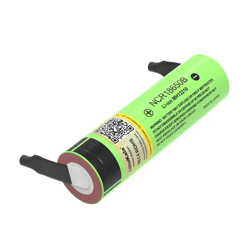 LiitoKala Oryginalny akumulator litowy NCR18650B 3,7 V 3400 mAh 18650 z bateriami niklowymi