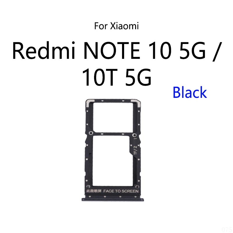 Ranura para tarjeta SIM para Xiaomi Redmi NOTE 10 5G 10T, soporte de bandeja, toma de lector de tarjeta Sim