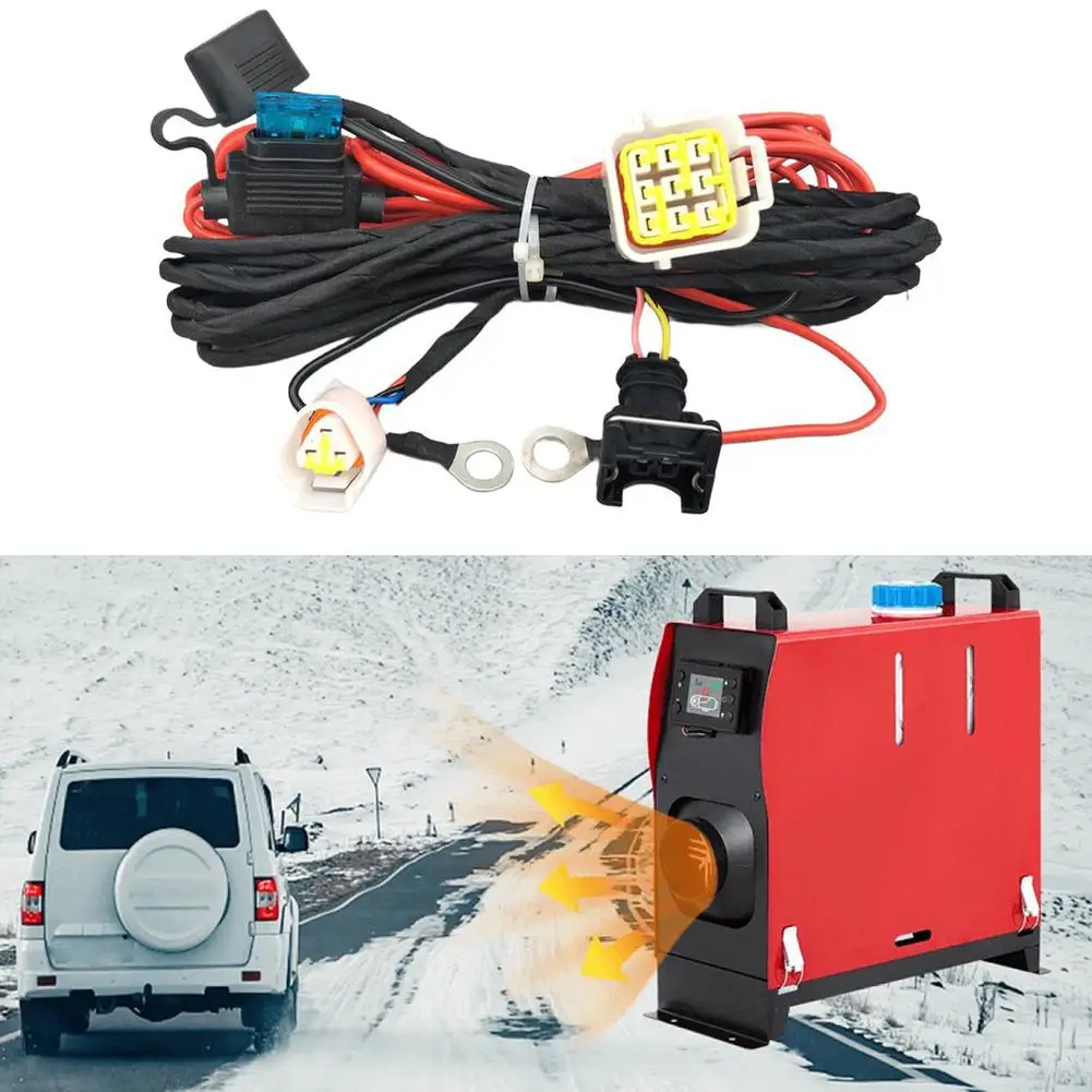 Diesel Air Heater 7-Wire Cable Parking Heater Installation Copper Wire Non-Deformable Practical Design Quick Installation