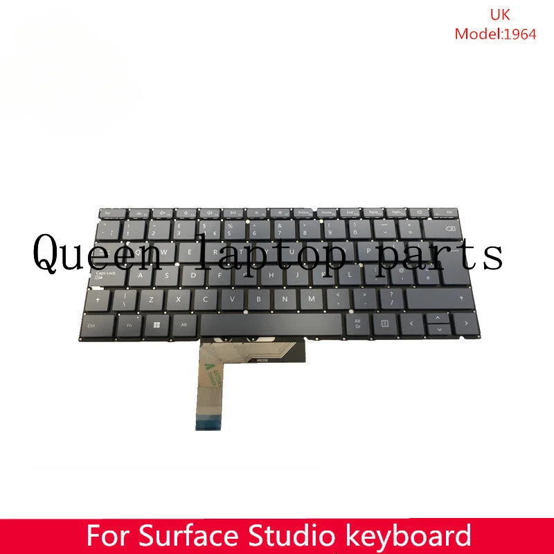 

Оригинальная клавиатура для Surface Laptop Studio 1964, UK, 13,5 дюйма, серая