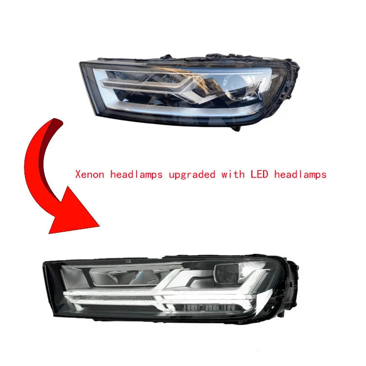 

Factory Sales Front Bumper Headlamp Plug Play Auto Lighting Systems Xenon Headlights Upgrade LED Headlight for AUDI Q7 2016-2019