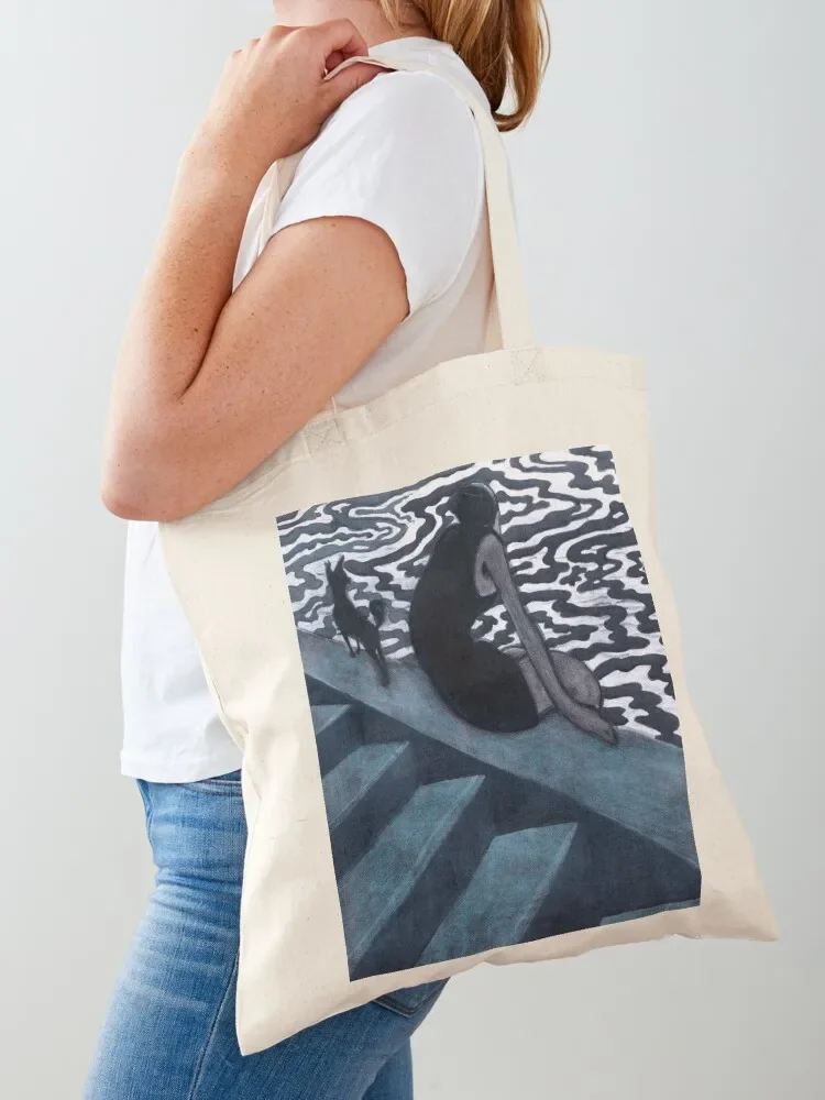 

Léon Spilliaert - The Bather - La Baigneuse Tote Bag bag for beach ecological bags canvas bags