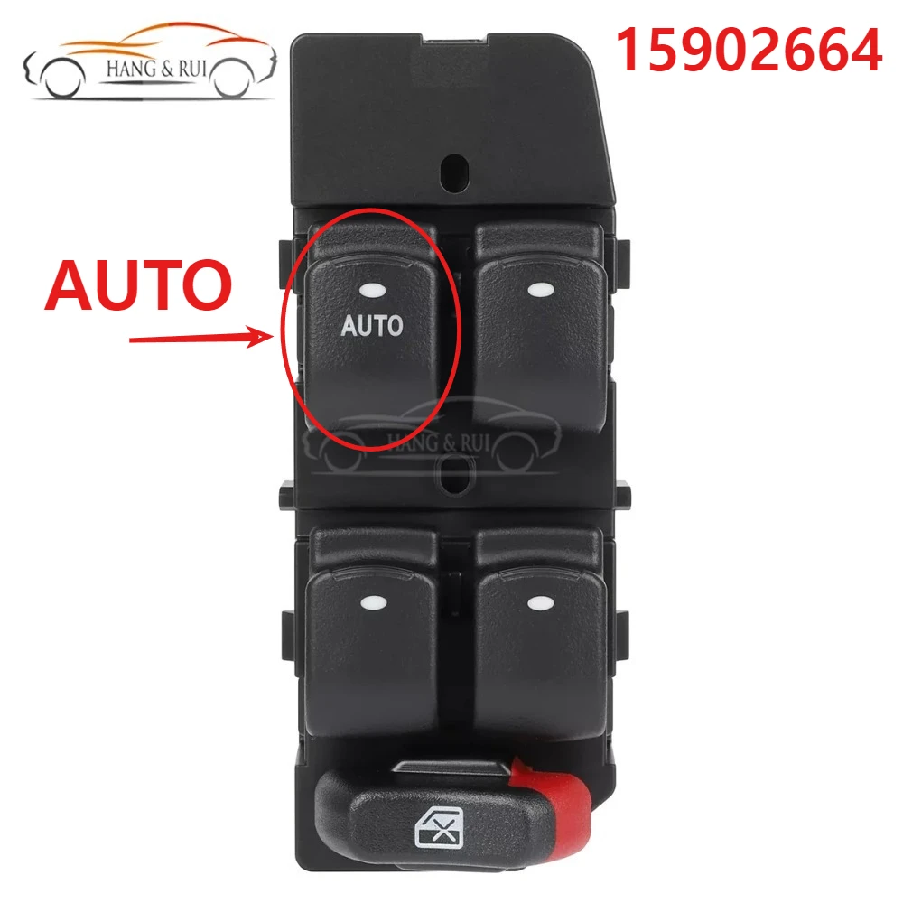 For Chevrolet Malibu MK7 Sedan 2008-2012 Electric Power Window Lifter Master Control Switch Button 7+5 Pins 15902664 20807219