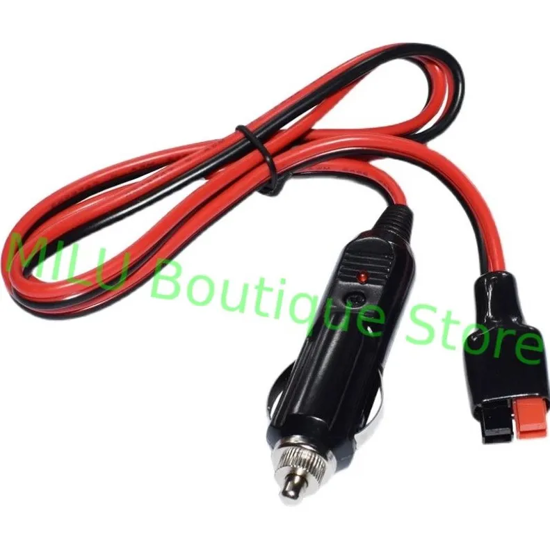 Car Cigarette Lighter Plug with 15A Fuse 100cm 14AWG Extension Cable Adapter Compatible with Anderson PowerPole Port