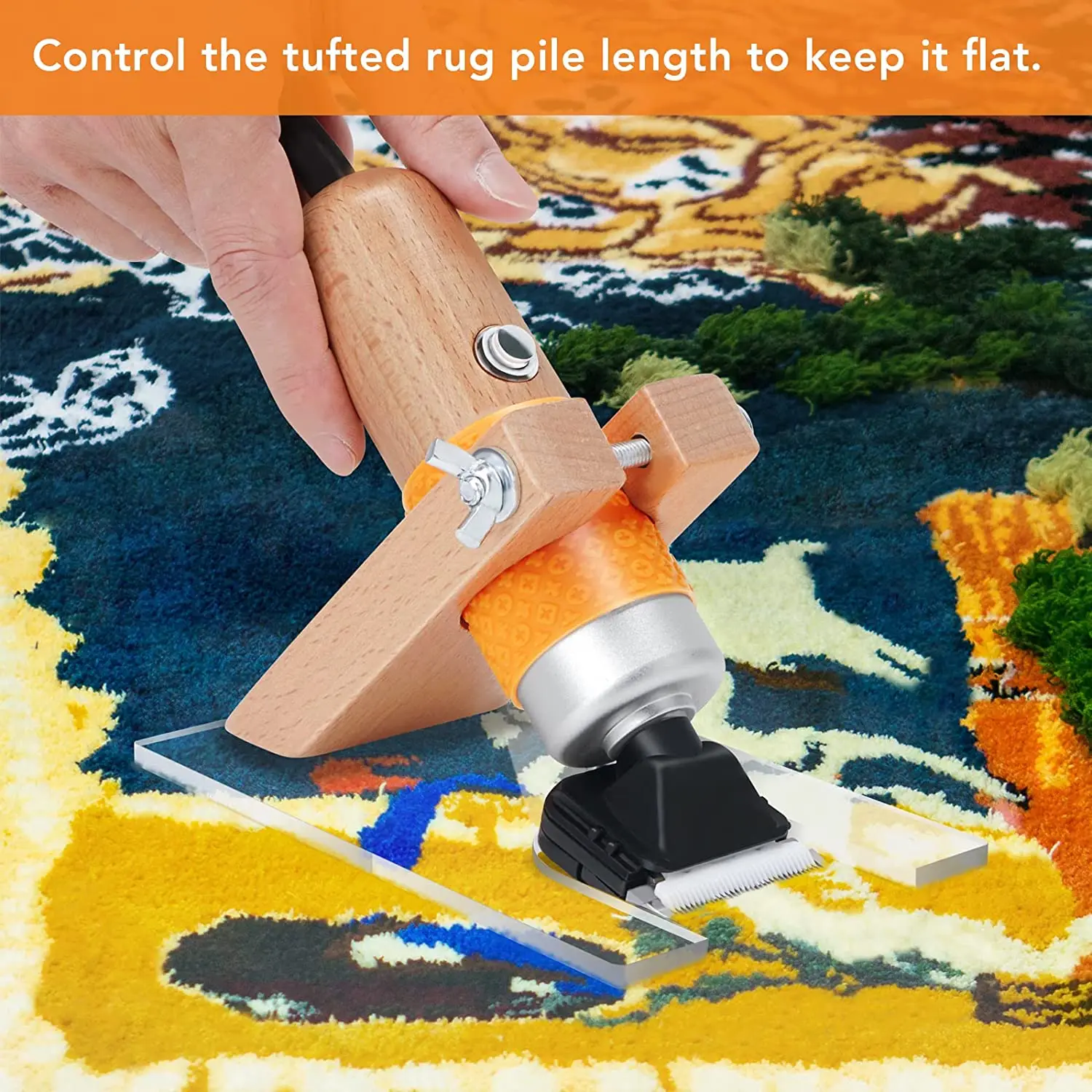 Turfting Carpet Trimmer 6-Speed ​​Adjustable Electric Tufting Carving Machine Shears Clippers Tool 110V 220V