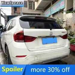 For BMW X1 E84 Spoiler 2010 2011 2012 2013 2014 High Quality ABS Material Primer Color Rear Roof Spoiler Wing Car Styling