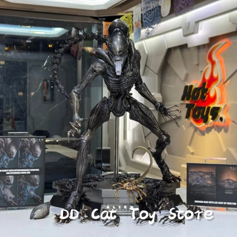 

In Stock Original Hot Toys HT MMS784 Alien Romulus Scorched Xenomorph 1/6th Scale Collectible Model Action Figure Birthday Gift