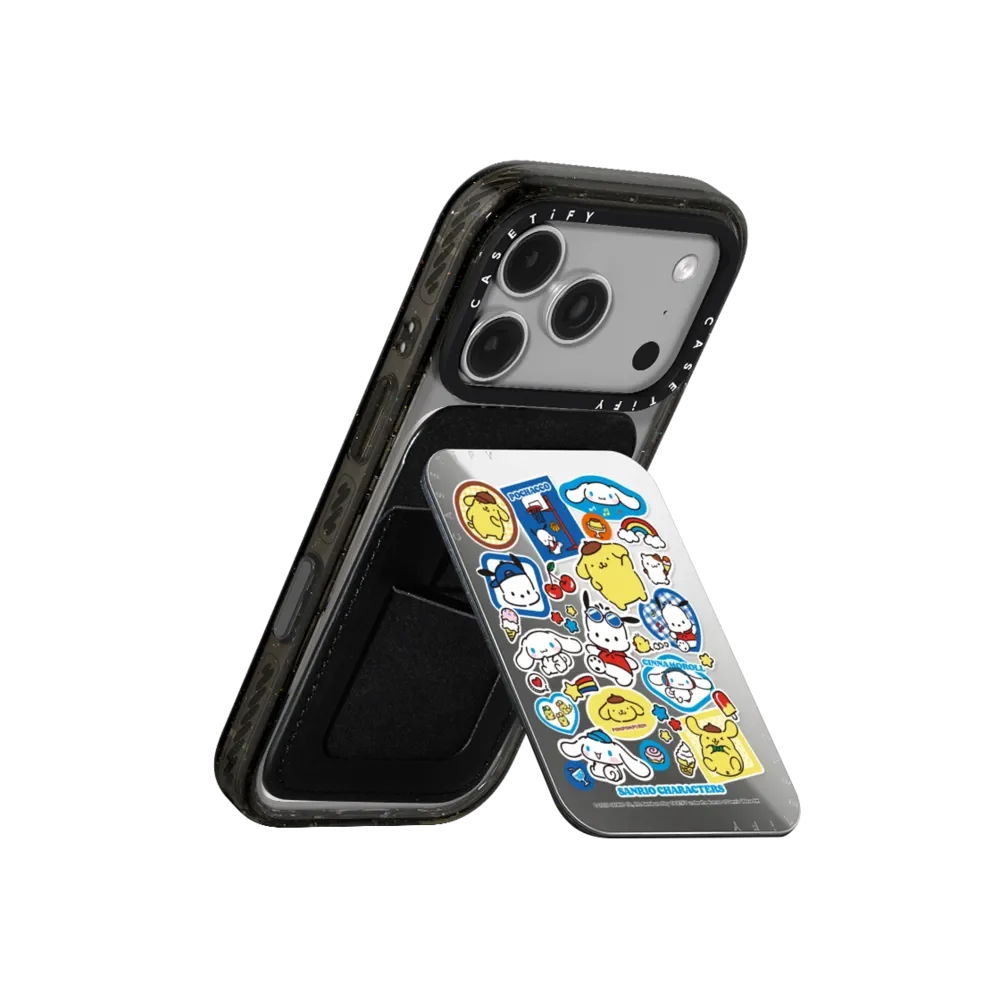 CASETiFY Co-brand Sanrio Series Magnetic Phone Holder Card Pack for iPhone17 16 15 14 13 12 11 for Samsung S25 S26 A57 A36 view 5