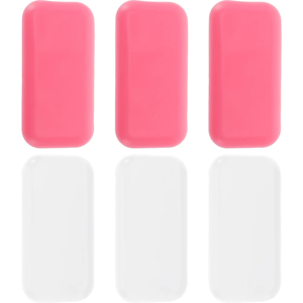 6 pezzi strumenti per innesto ciglia in silicone cuscini sulla fronte cuscinetti porta ciglia finte forniture riutilizzabili per l'estensione delle ciglia