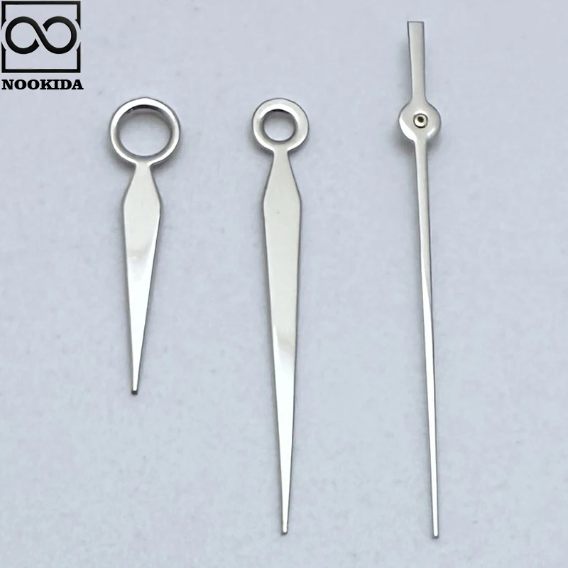

NOOKIDA New Silver Simple Polished Hands for Japan NH35/NH36/4R/7S Automatic Movement Mechanical Watch Accessories