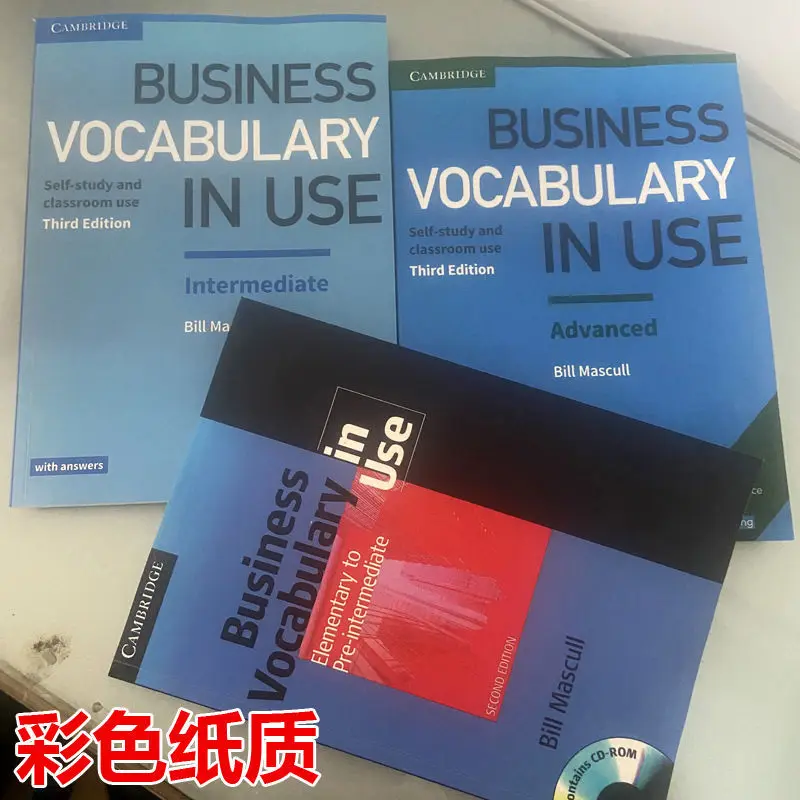Iron Ring Colour Printing English Book Cambridge Business Vocabulary In Use Collection Books Advanced English Grammar Textbooks