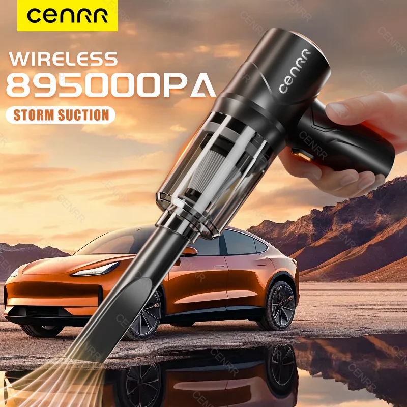 CENRR Mini Car Vacuum Cleaner Cordless Powerful Wireless Cleaner Cleaning for Car Machine HandHeld Portable Car Vacuum Cleaners