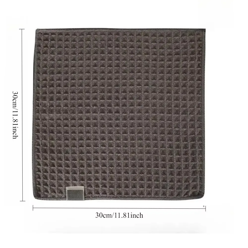 Durable Super Absorbent Dish Towel Household Barista Cleaning Tool CoffeeBar Cleaning Cloth Kitchen Cleaner Cleaning Cloth Towel view 4