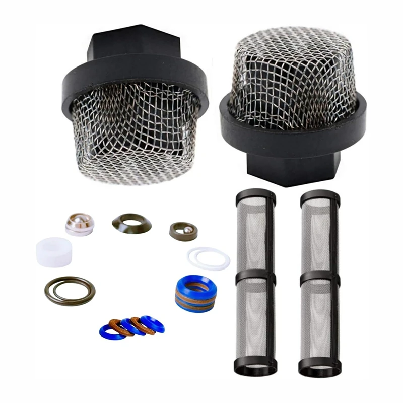 244194 Pump Repair Packing Kit & 246385 7/8In UNF Inlet Strainer Screen & 246384 Pump Manifold Strainer Replacement Kit