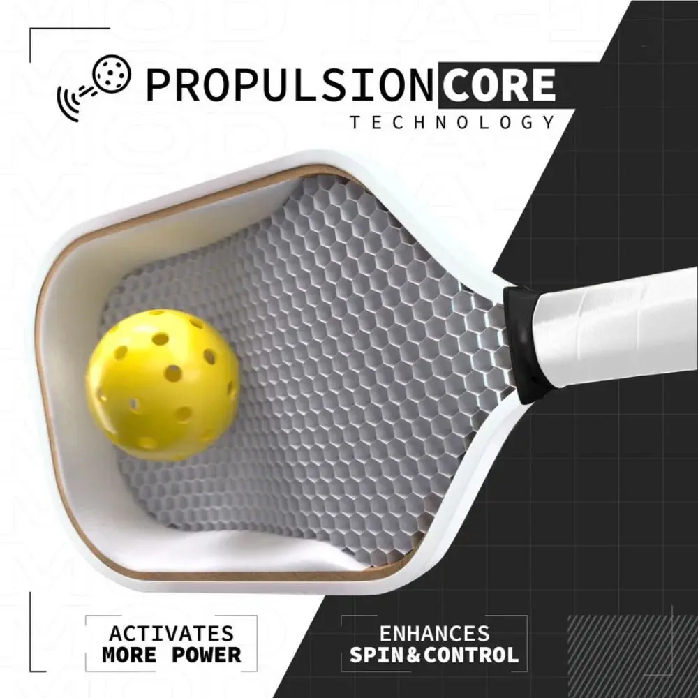 16mm Polymer Core T700 Carbon Fiber Pickleball Paddle Enhanced Power Foam Edge Hollow Pickleball Paddles Grab Power