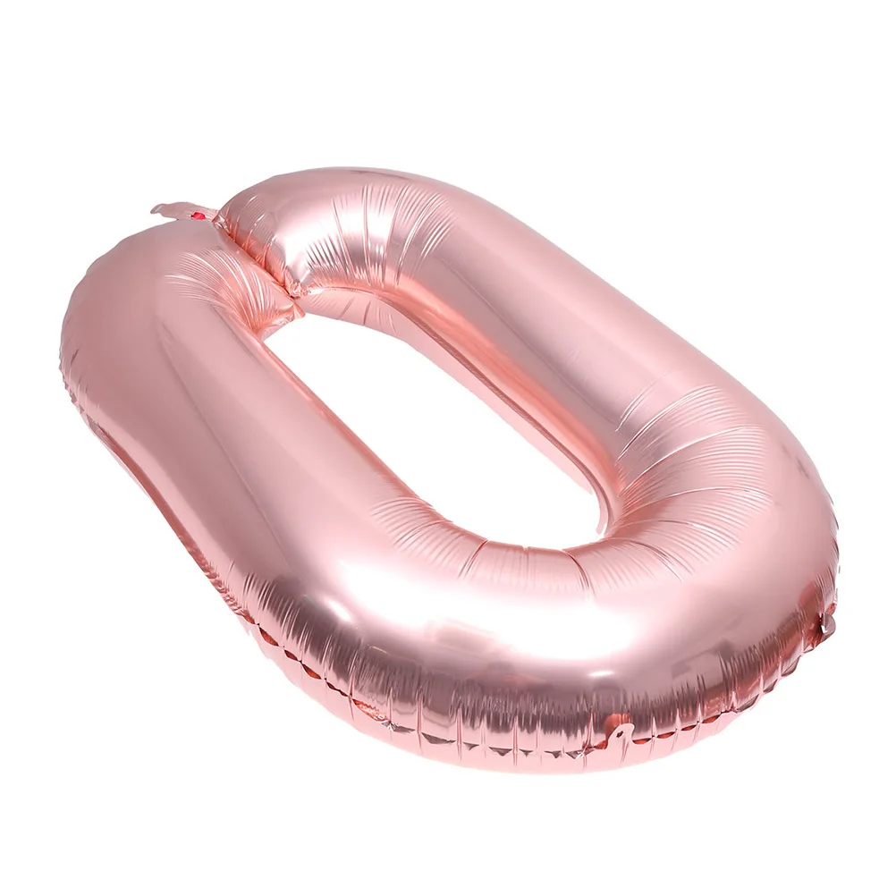 

40 Inch Number 70 Foil Balloon Reusable Aluminum Party Decoration Photo Props Birthday Wedding Festival Supplies Rose Gold