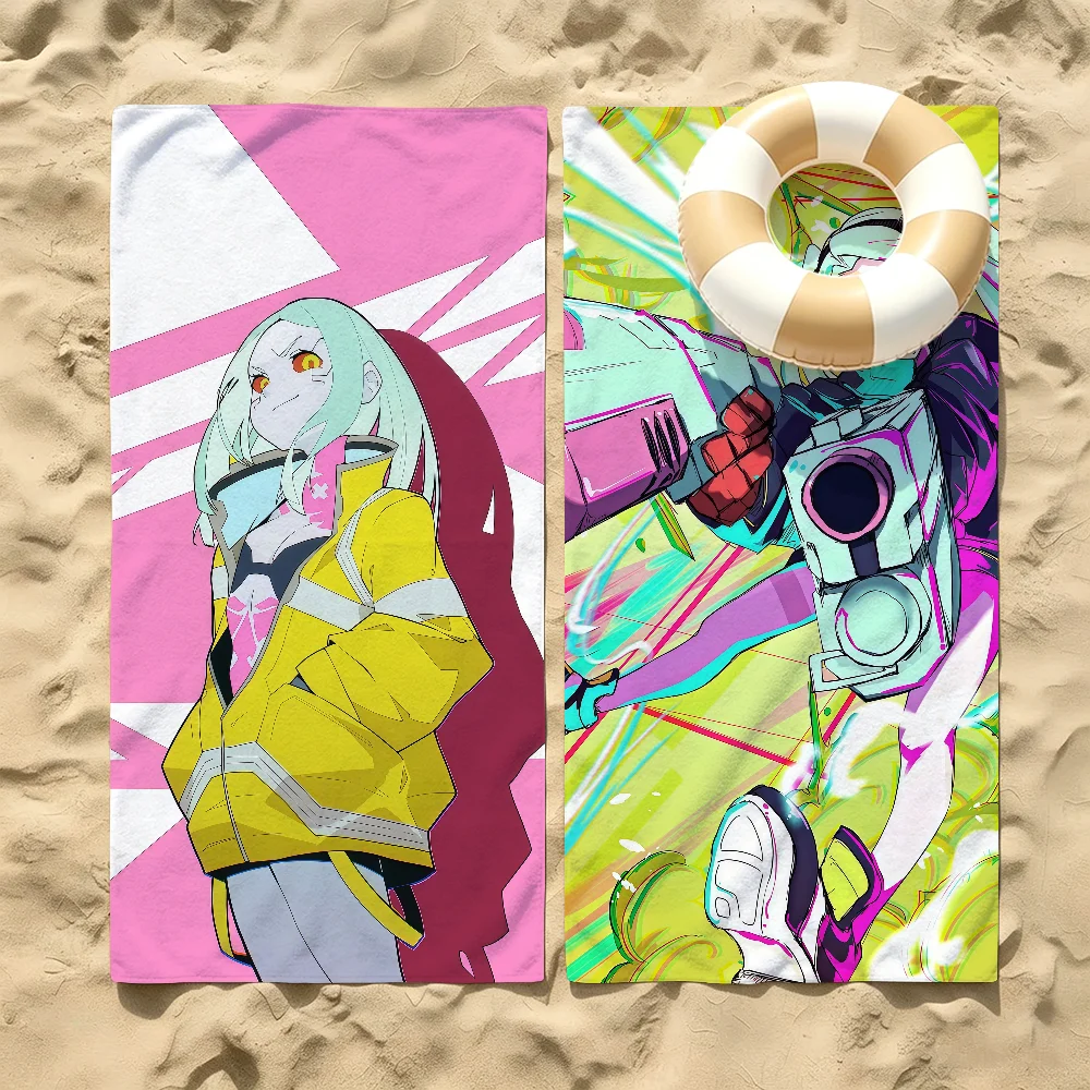 Game Samurai Rebecca Towel For Beaches Yoga C-cyberpunk-s Studios Gyms Hot Springs Swimming Pools And Picnics