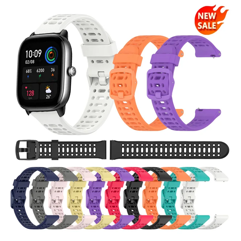 20mm Outdoor Sports Strap Band Accessories for Amazfit Watch GTS 4-3-2-2e-mini / Active 2
