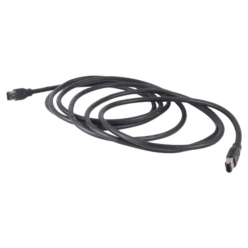 A23F-Black IEEE 1394 Firewire 400 To Firewire 400 Cable, 6 Pin/6 Pin Male / Male - 10 FT