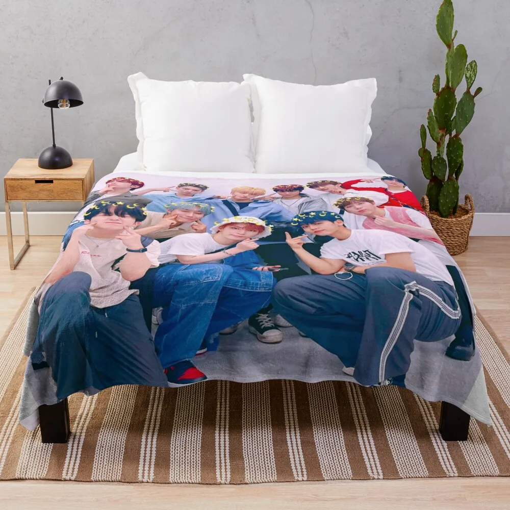 OMEGA X - kpop - edit Throw Blanket Cute Plaid Sleeping Bag Blankets