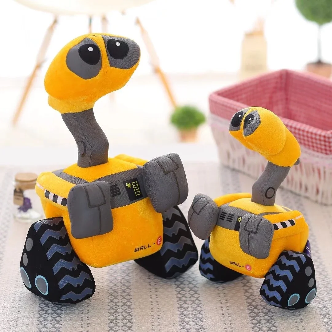 Adorável parede-e brinquedo de pelúcia dos desenhos animados robô vívido plushies filme de pelúcia anime boneca lance travesseiro sofá cama decoração para casa presentes de aniversário