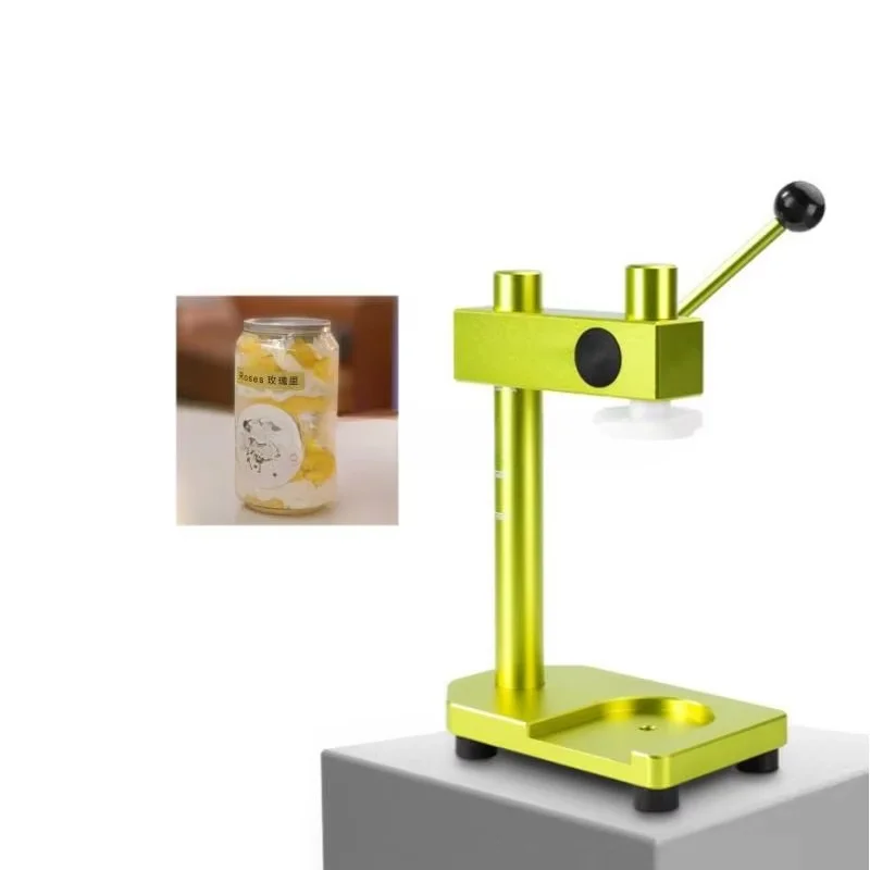 51mm Manual Can Sealer Seamer Hand Sealing Machine for 330ml/500ml/7000ml Easy Open Milk Te.a Beverage Cans