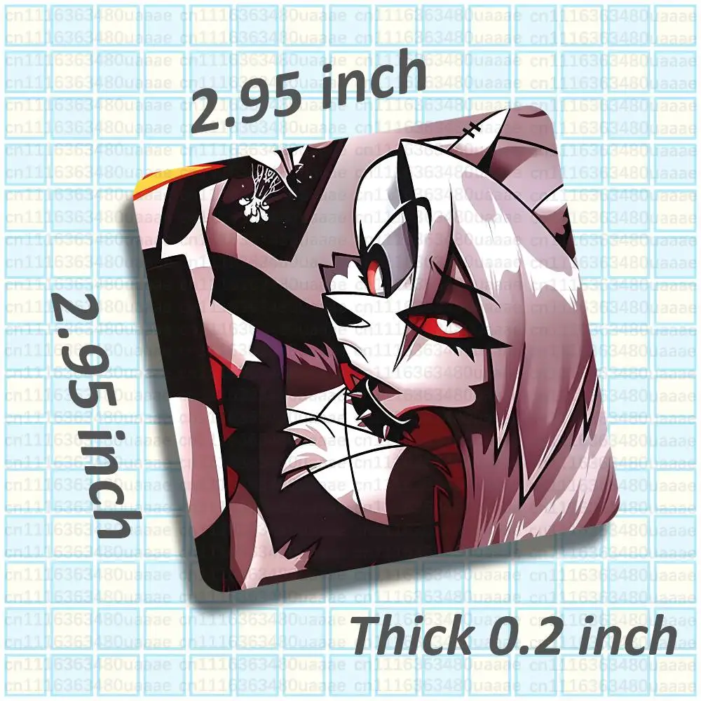 H-Helluva Boss Loona Fridge Magnet Rectangle DIY Refrigerator Magnet Kit Home Decoration Photos Painting Handmade Crafts