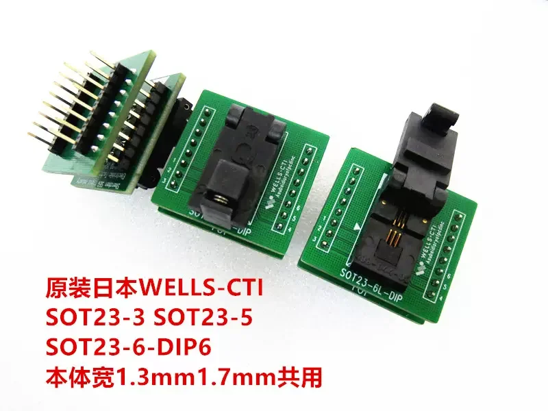 

Clamshell SOT23/DIP SOT23-6 Burn-in Sockets IC Test Aging Sockets Programming Sockets SOT23-3So cketstest bench