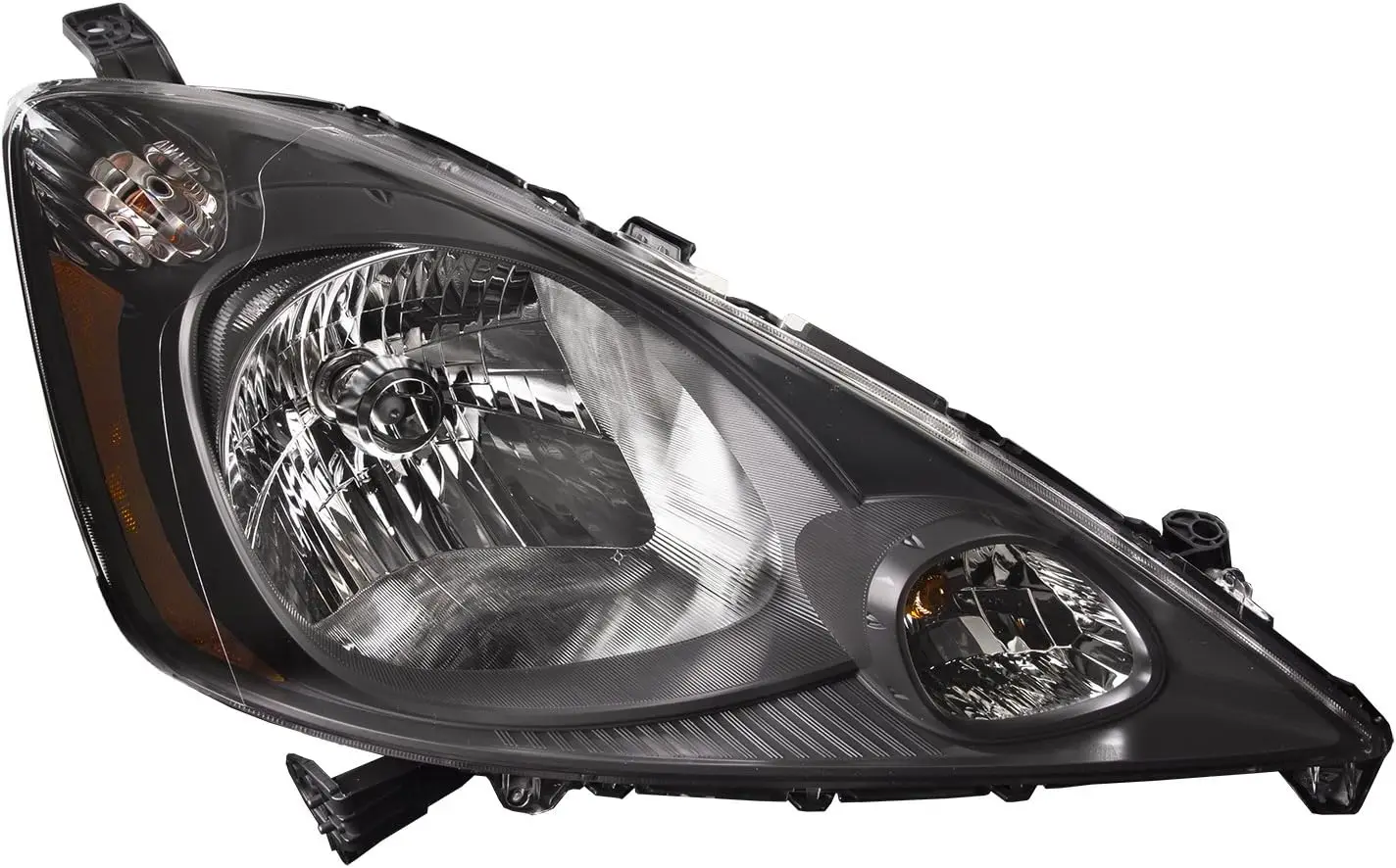 

Галогенная фара с черным корпусом, совместимая с Honda Fit 2009-2014, включает в себя правая фара со стороны пассажира.