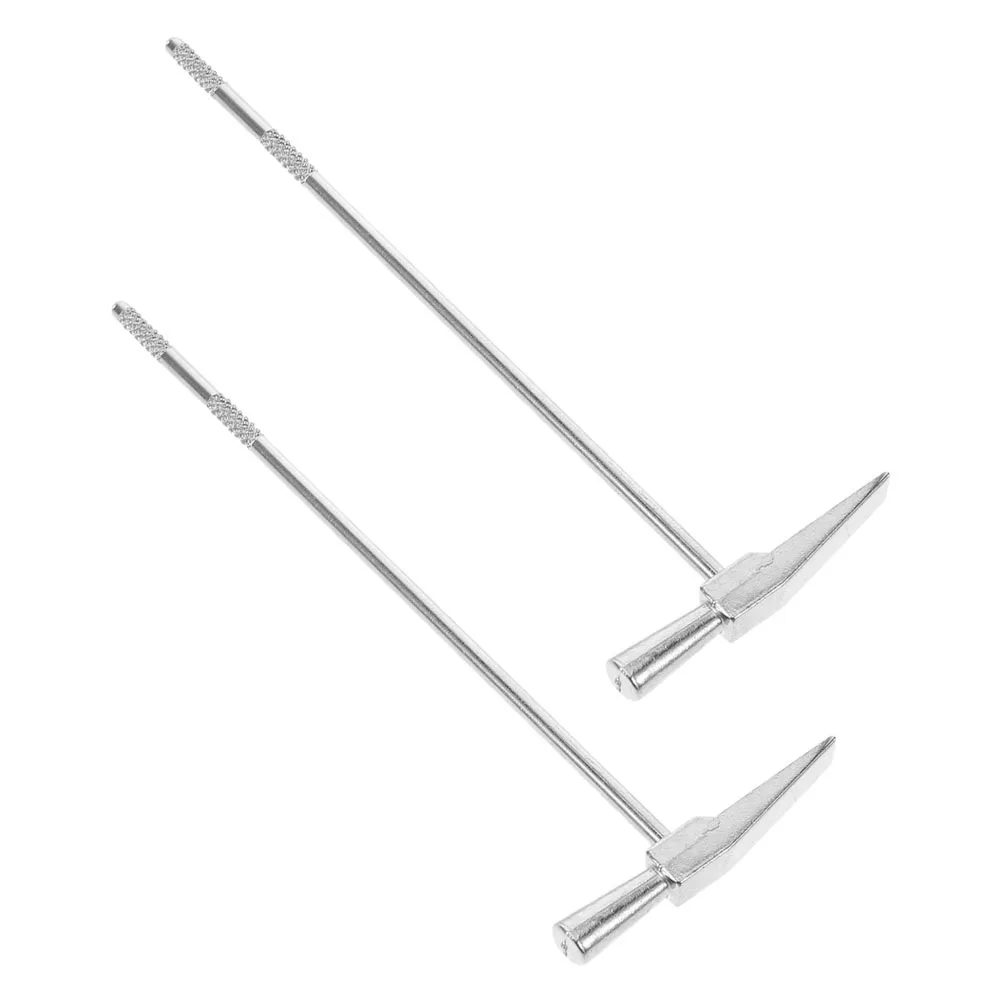 

2Pcs Kalimba Tuning Hammer Aluminum Alloy Instrument Tool for Sound Maintenance 15-Key 17-Key Thumb Piano Accessories