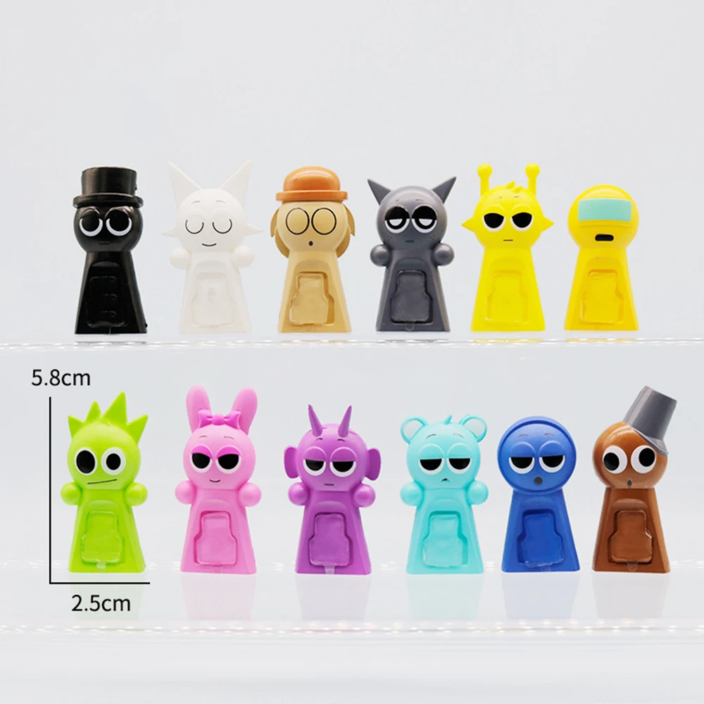 Game Sprunki Blind Box Pvc Figure Toys Sprunki Incredibox Action Figures Collection Model Doll Toy for Kid Birthday Christmas