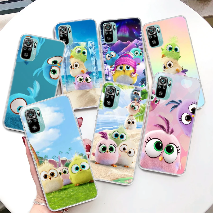 Three Lovely Birds Coque Phone Case For Xiaomi Redmi Note 13 12S 12 11S 11T 11E Pro Plus 11 10 10S 9 9S 8 8T 5G Cover Note 10S 1