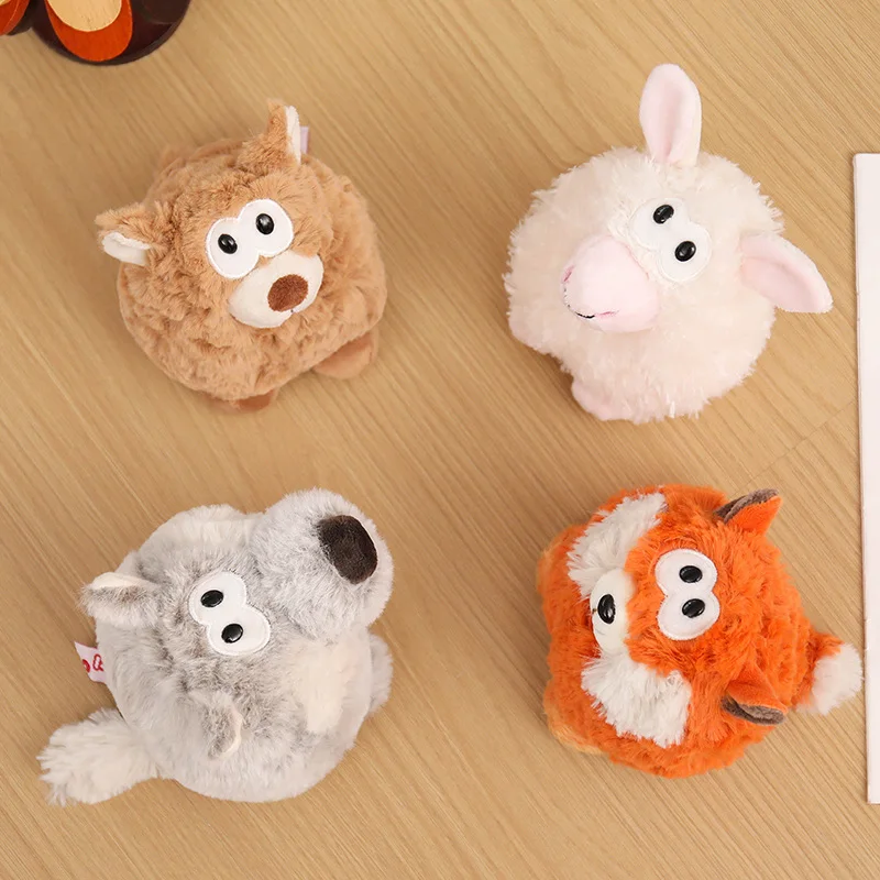 

Cartoon Forest Animal Plush Toys Fox Bear Wolf Soft Fluffy Lamb Companion Doll Cute Home Decor Kids Xmas Gifts