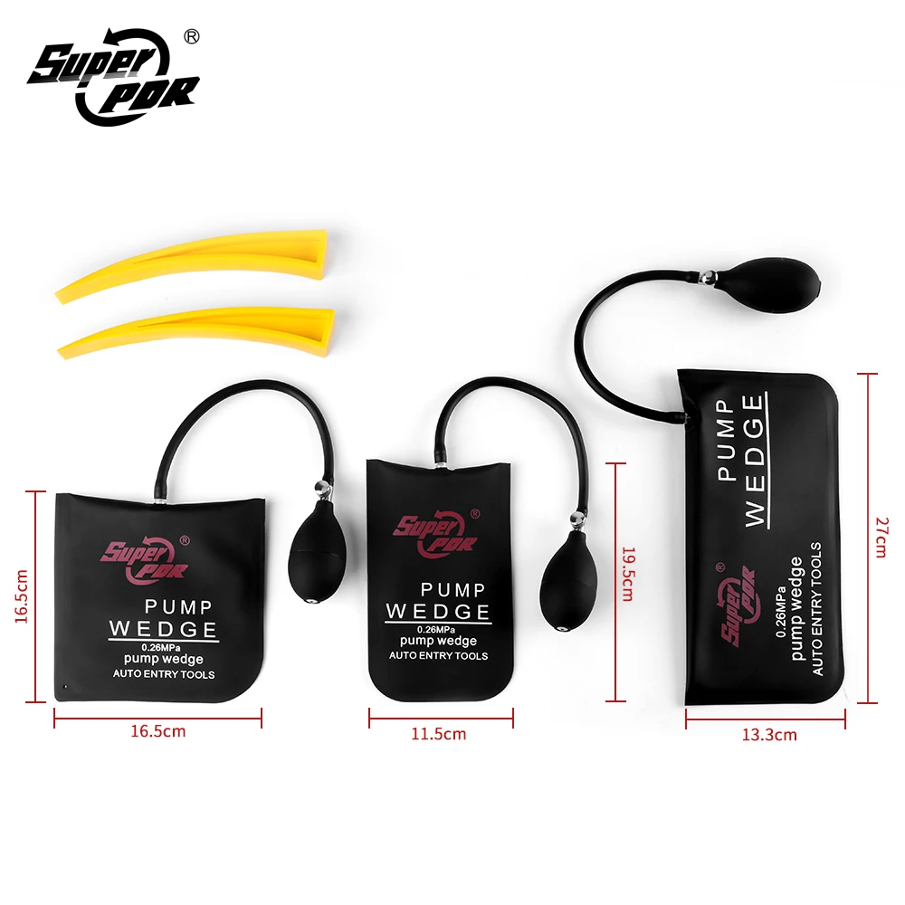 Professional  Car Door Window Open Air Bag Pump Wedge  Pad Entry Inflatable Shim Tools  Universal Air Pump Wedge  Hand Tools