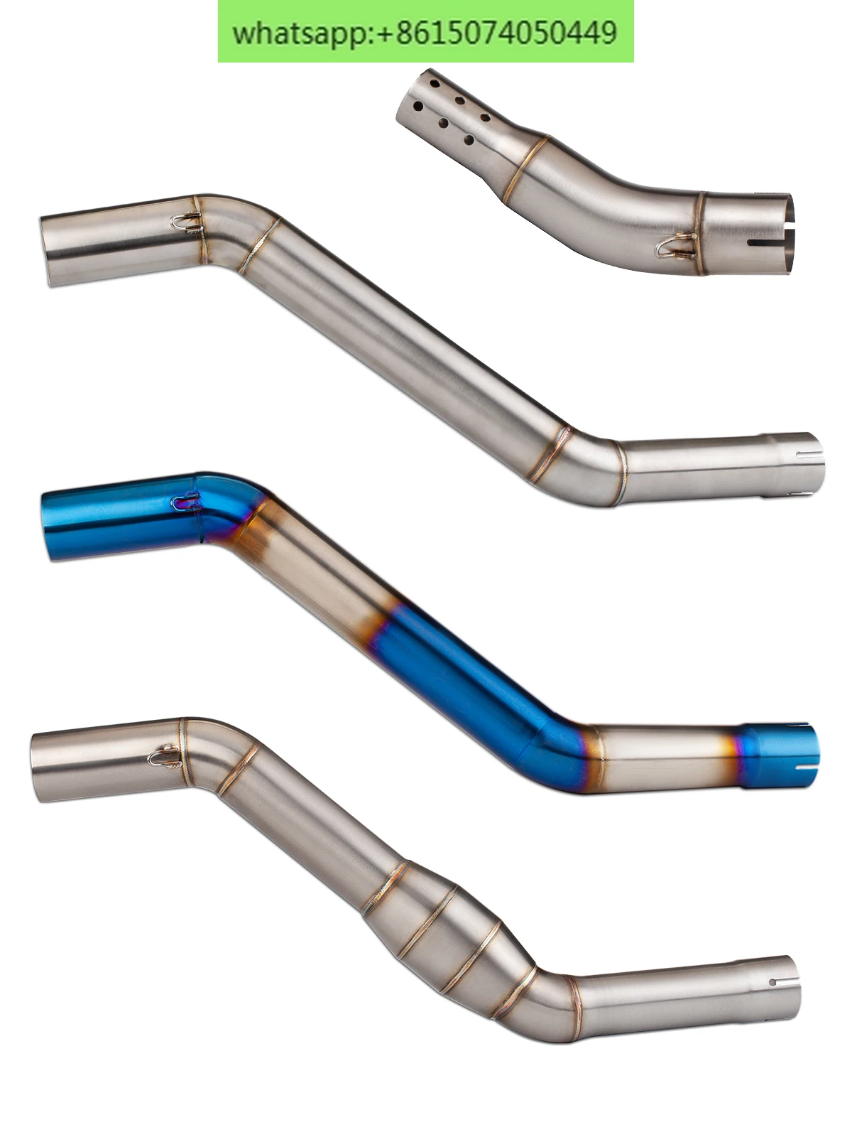 Applicable to the middle section of the motorcycle NK400 NK650 modified exhaust pipe