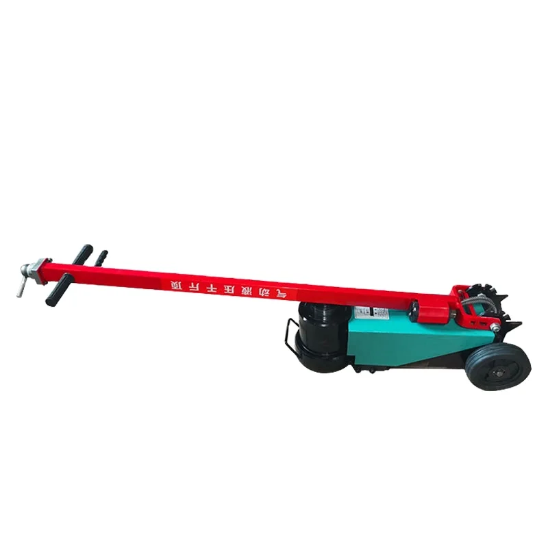 

Pneumatic Lift Jack Trolley 80/40T Truck Hydraulic Air Cargo Pallet Durable Portable Hand Truck for Business & Industrial Use