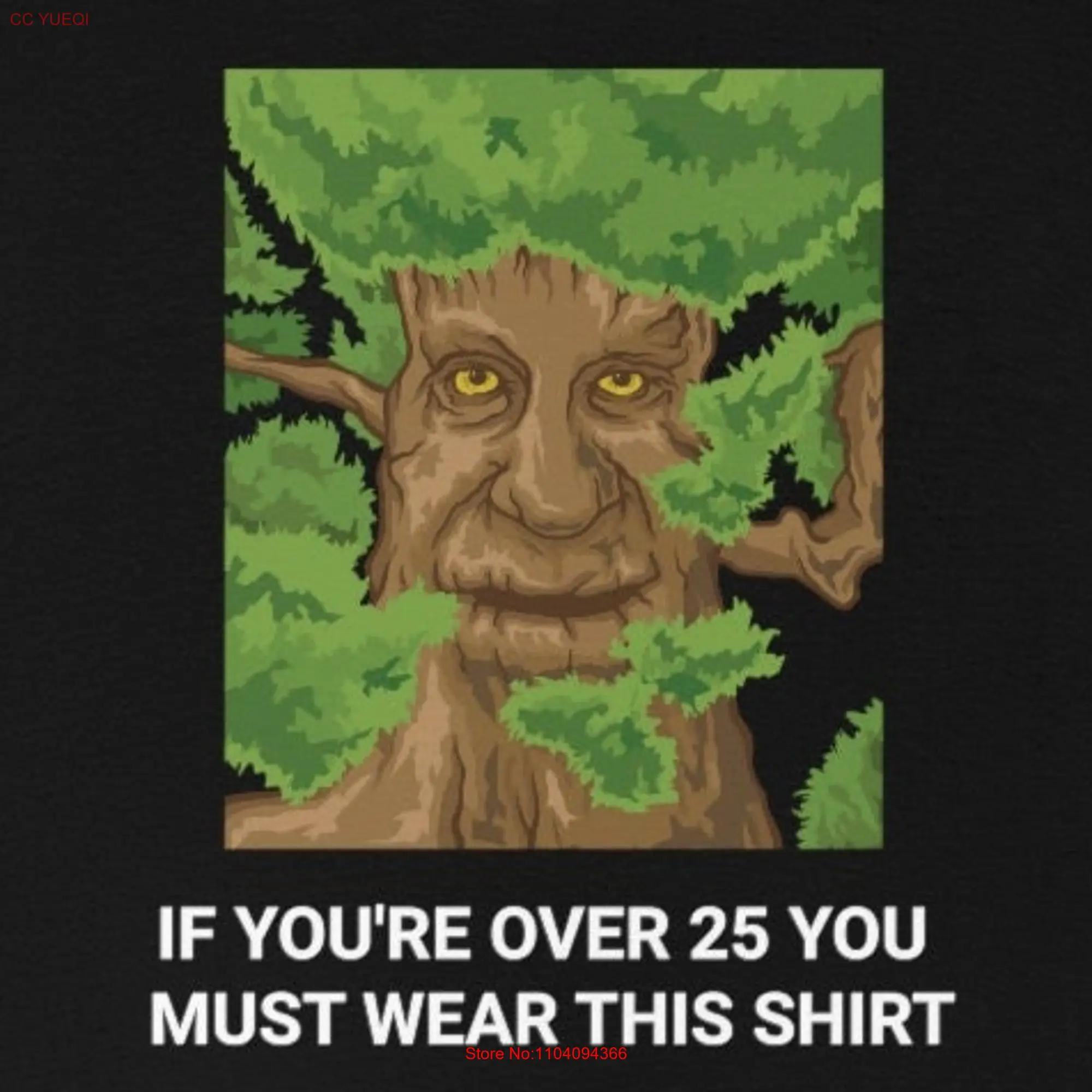 Wise Mystical Tree Meme T shirt If You're Over 25 You Must Wear This long or short sleeves