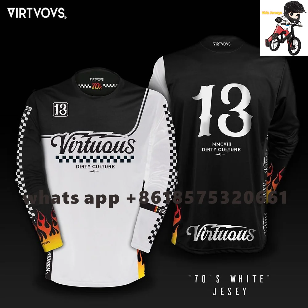 Kids Off Road Atv Racing T-shirt Am Rf Bicycle Cycling Bike Downhill Jersey Motorcycle Jersey Motocross Mtb Dh Mx Ropa D Boys