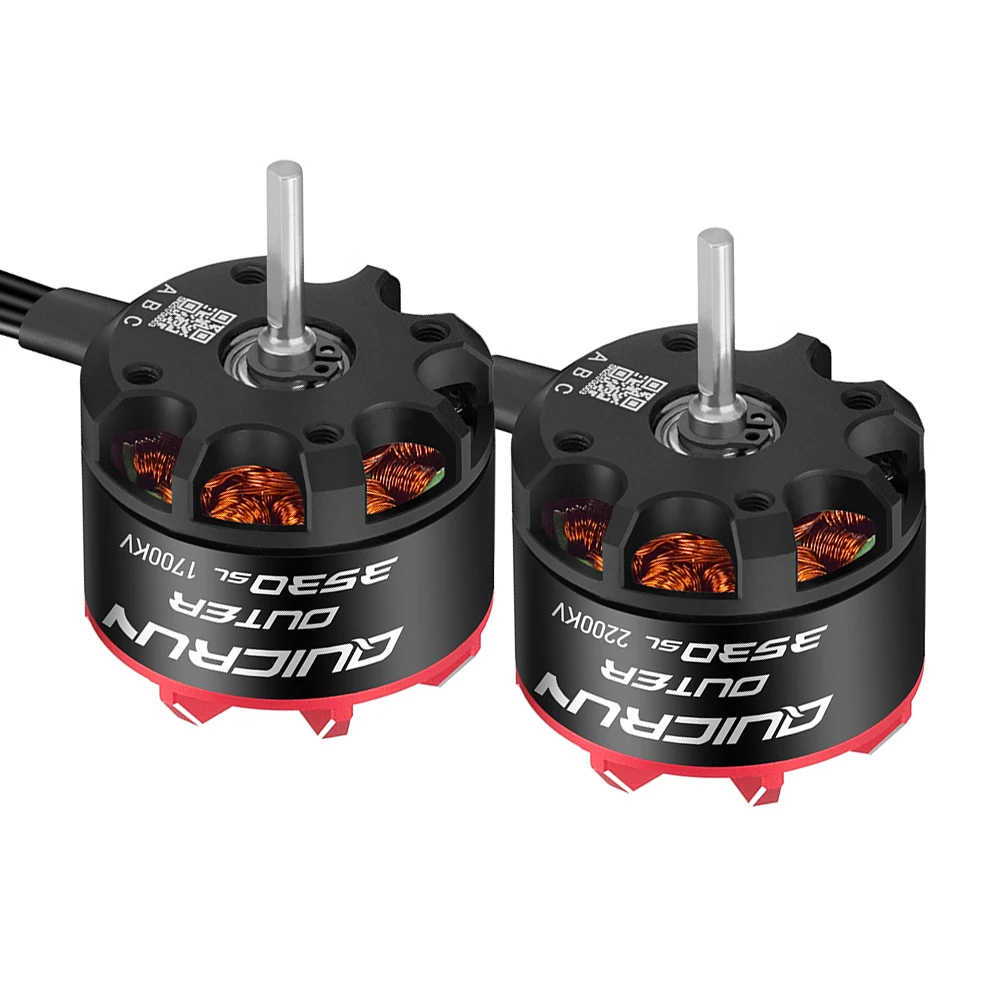 Hobbywing Quicrun WP 10BL80 2-4S 80A Wodoodporny regulator ESC i zewnętrzny silnik 3530SL 1700KV/2200KV